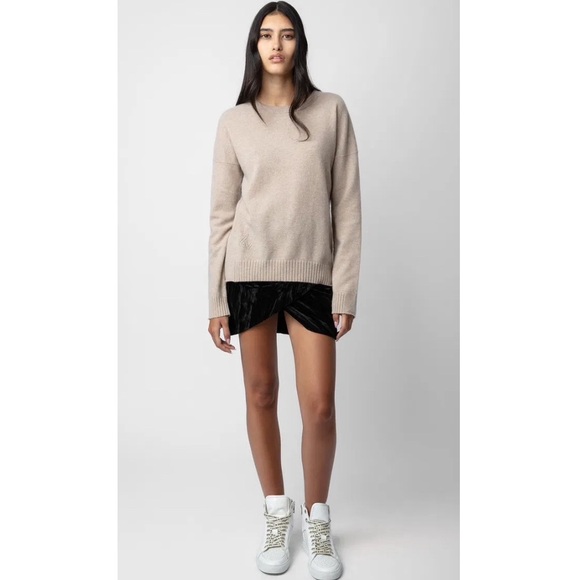 Zadig & Voltaire Cici Patch Cashmere Sweater. - Picture 3 of 14
